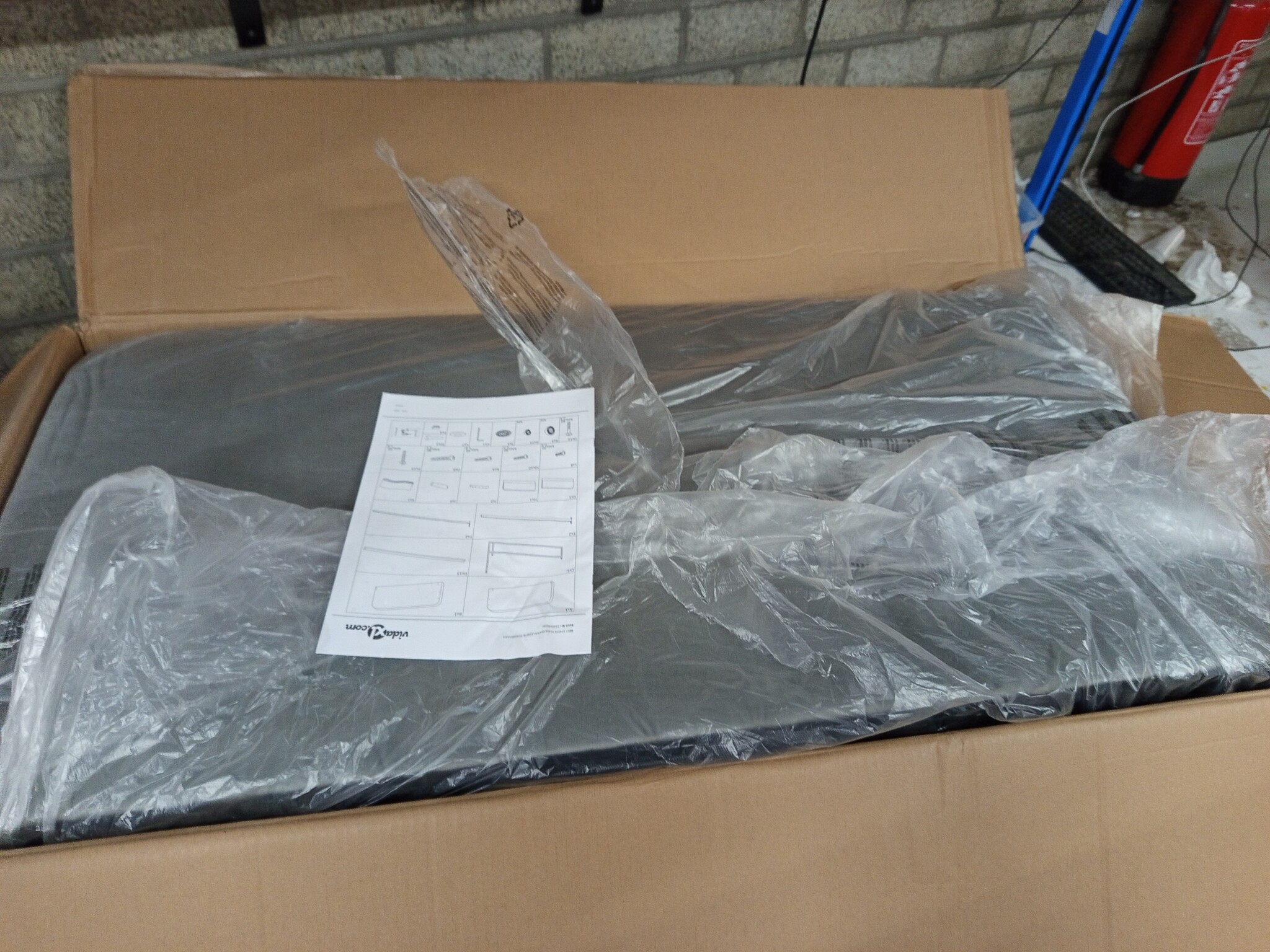 vidaXL Slaapbank Fluweel Lichtgrijs 100x200cm - 73% Korting!