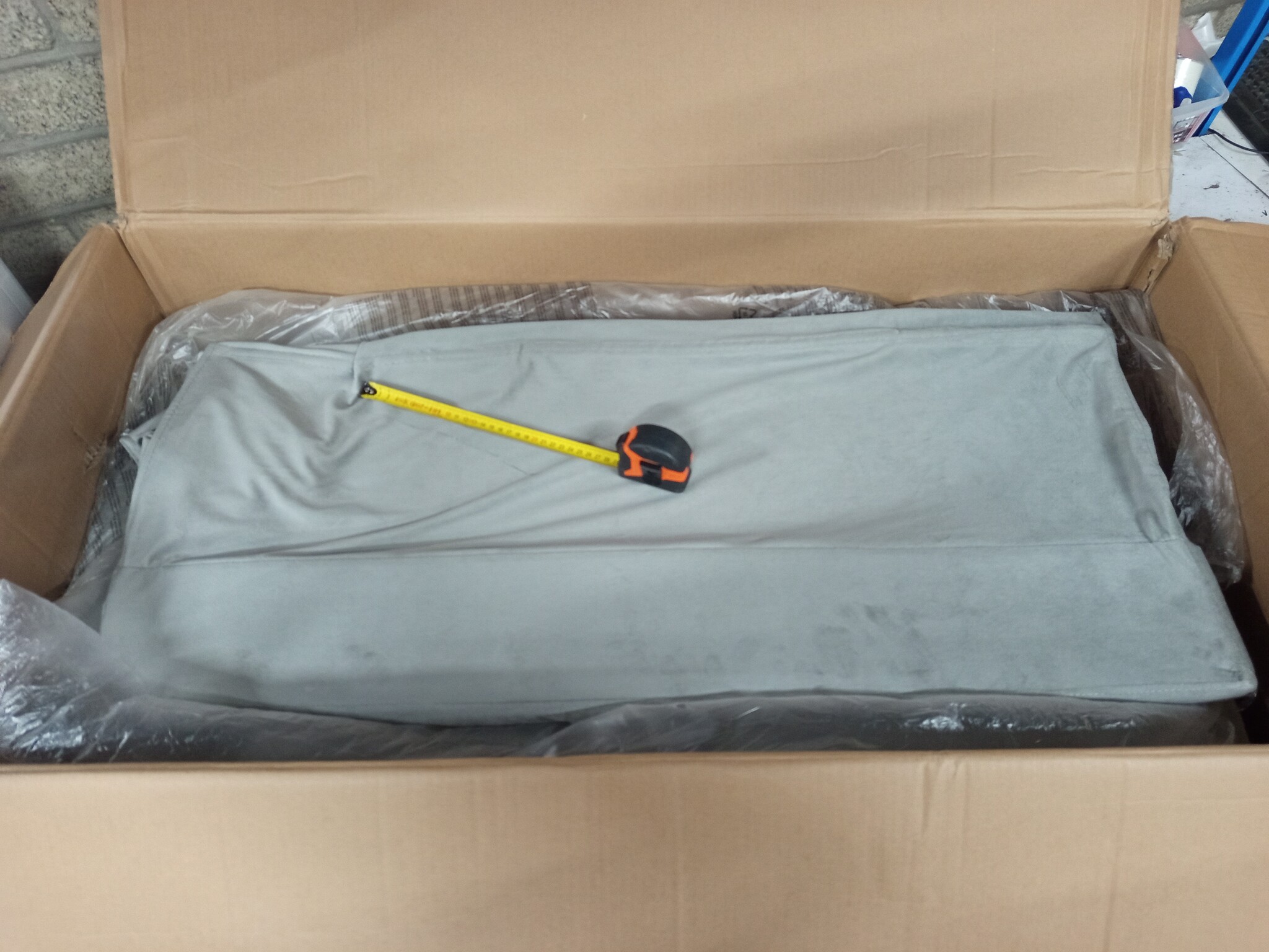 vidaXL Slaapbank Fluweel Lichtgrijs 100x200cm - 73% Korting!