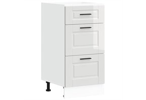 vidaXL Keukenonderkast Porto Hoogglans Wit - 72% Korting!