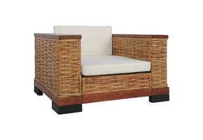 VidaXL Fauteuil Rattan Bruin (53% Korting)