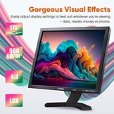 JaiHo 19" PC Monitor (4:3) - 1280x1024 HD, Diverse Aansluitingen