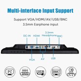JaiHo 19" PC Monitor (4:3) - 1280x1024 HD, Diverse Aansluitingen
