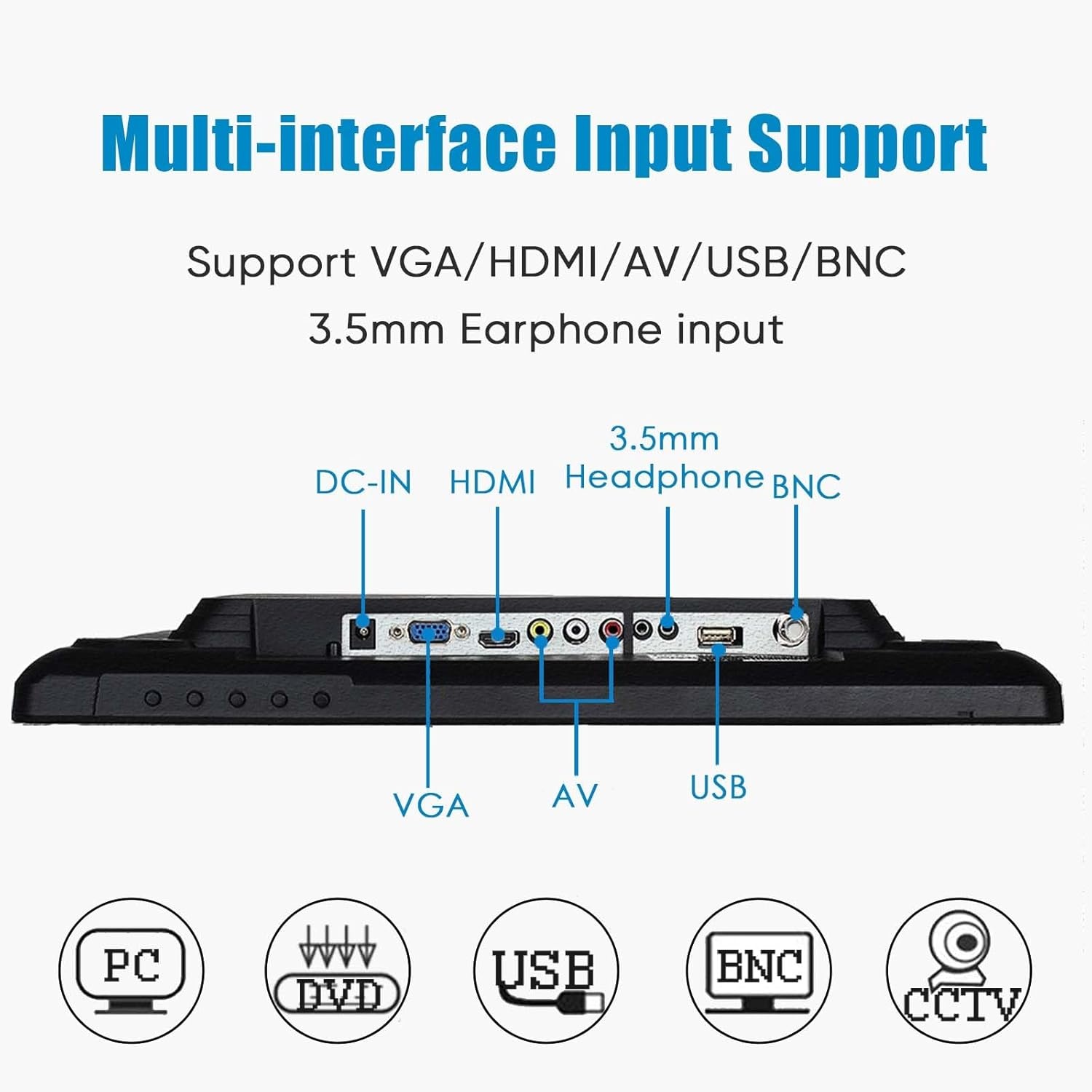 JaiHo 19" PC Monitor (4:3) - 1280x1024 HD, Diverse Aansluitingen