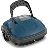 WINNY POOL CLEANER Zwembadrobot, accu, draadloos, voor vlakke bodem, opbouwzwembaden tot 80 m², zwembadstofzuiger, robot met 100 minuten, automatisch parkeren, zwembadrobot, accu, robotstofzuiger