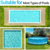 WINNY POOL CLEANER Zwembadrobot, accu, draadloos, voor vlakke bodem, opbouwzwembaden tot 80 m², zwembadstofzuiger, robot met 100 minuten, automatisch parkeren, zwembadrobot, accu, robotstofzuiger