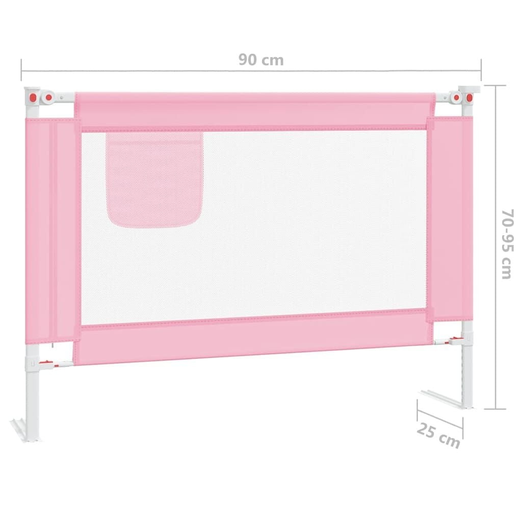 VidaXL Bedhekje Peuter 90x25cm Roze | 31% Korting!