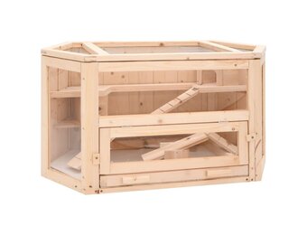 vidaXL Hamsterkooi 80cm Hout - 33% Korting