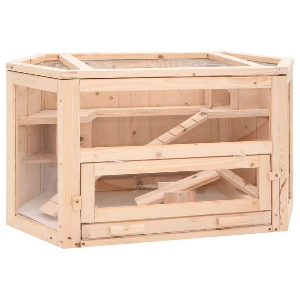 vidaXL Hamsterkooi 80cm Hout - 33% Korting