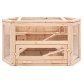 vidaXL Hamsterkooi 80cm Hout - 33% Korting