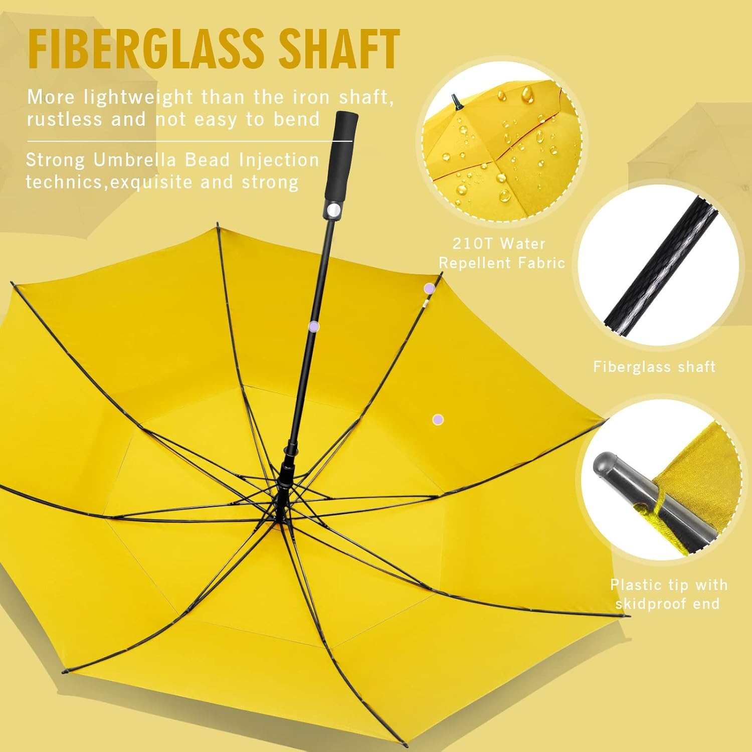 ZOMAKE Golfparaplu XL - Waterdicht & Winddicht met 28% Korting