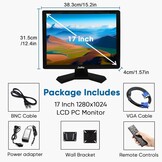 JaiHo 17" Monitor 1280x1024 - 29% Korting!