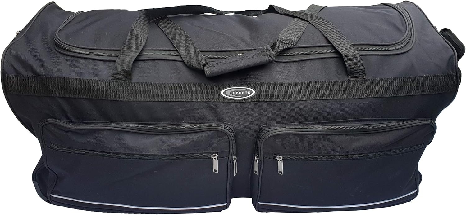 Grote Reistas op Wielen - Zwart/Blauw (150L) - 27% Korting!