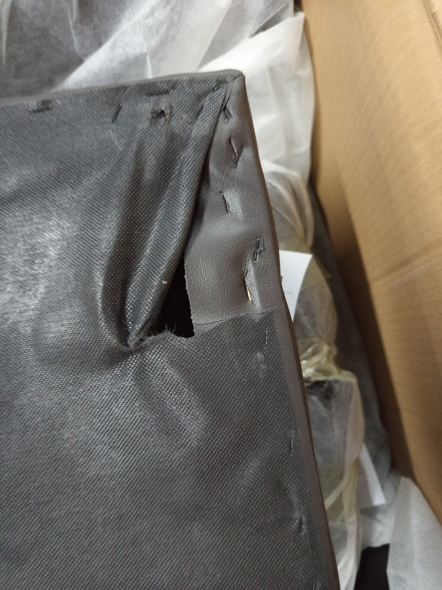 vidaXL Kuipstoel met Voetenbank Kunstleer Bruin - 54% Korting!