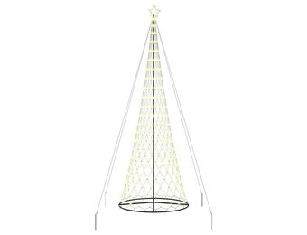 vidaXL LED Kerstboom Warmwit 399cm (58% Korting!)