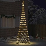 vidaXL LED Kerstboom Warmwit 399cm (58% Korting!)