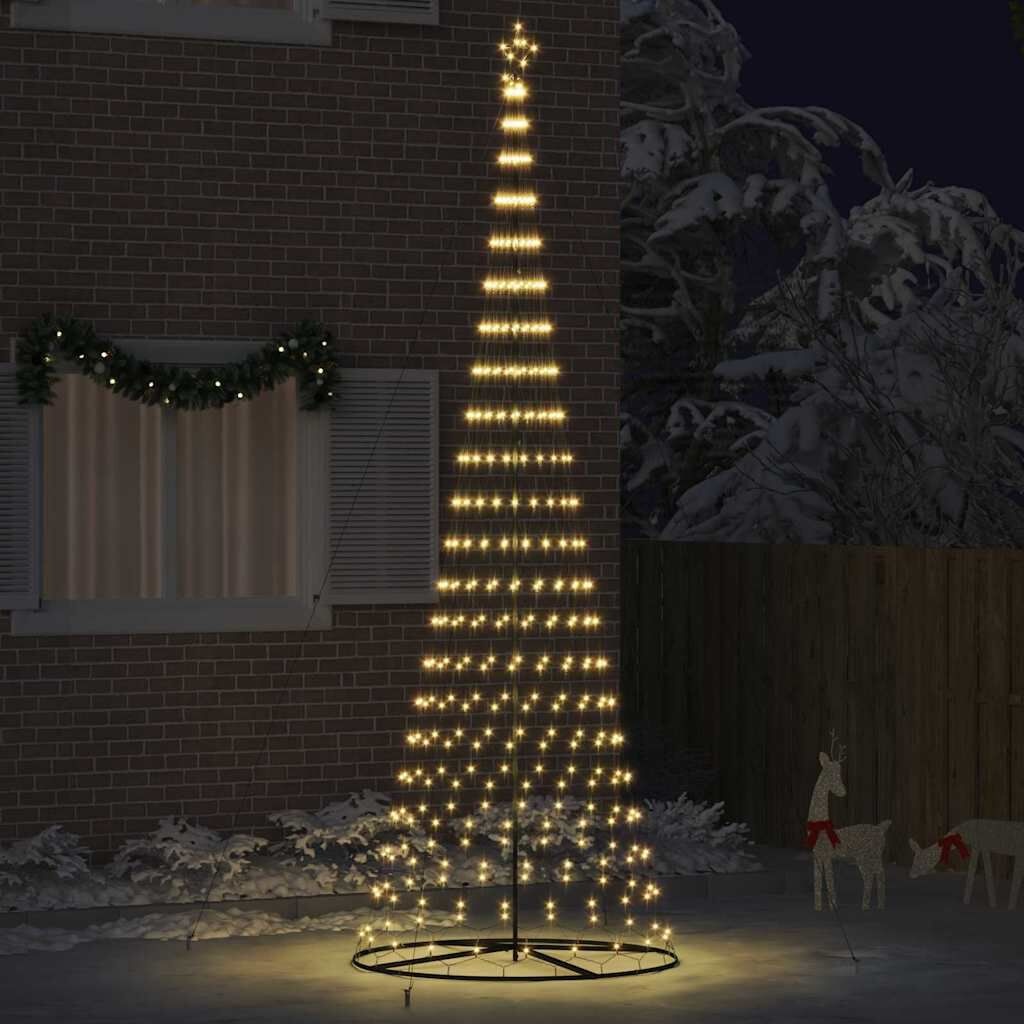 vidaXL LED Kerstboom Warmwit 399cm (58% Korting!)