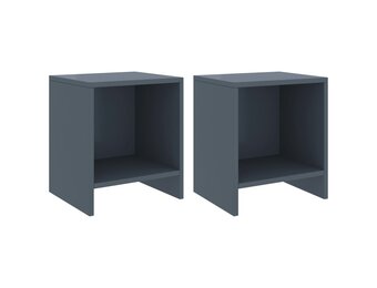 vidaXL Nachtkastjes Lichtgrijs - 51% Korting