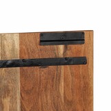 vidaXL Hoofdbord 200 cm massief acaciahout