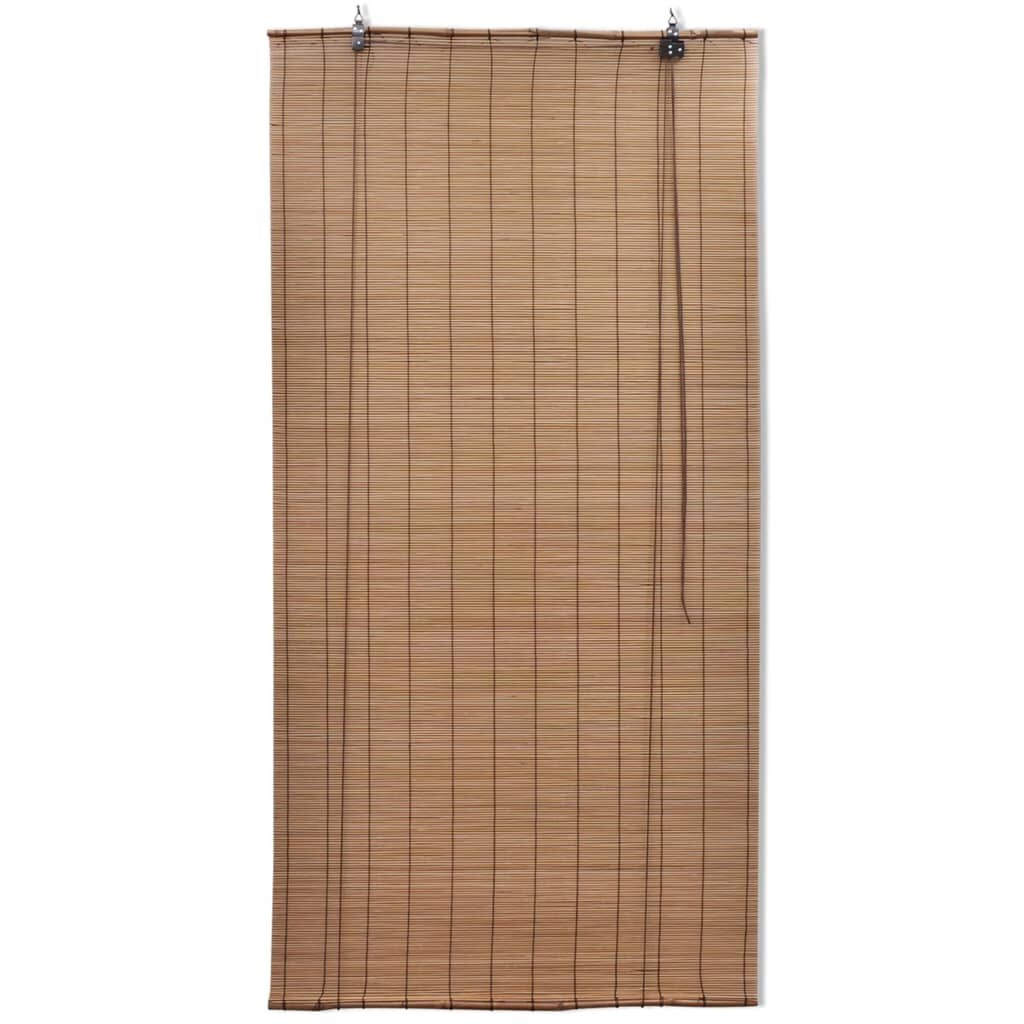 vidaXL Bamboe Rolgordijn Bruin (150x160 cm) - 29% Korting!