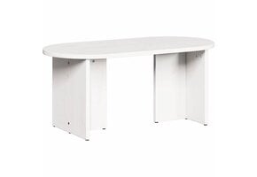 vidaXL Salontafel Wit Grenenhout (80x39.5x35cm) - 68% Korting