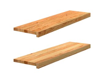 vidaXL Vensterbanken Massief Eikenhout - 60% Korting!