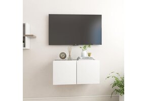 vidaXL TV-meubel Hangend Wit - 60x30x30cm - 61% Korting!