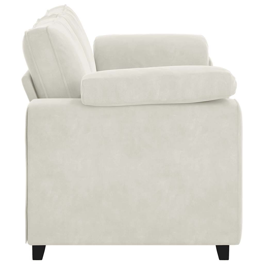 VidaXL Loveseat Sofa Crème 140 cm Fluweel - 59% Korting!