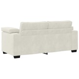 VidaXL Loveseat Sofa Crème 140 cm Fluweel - 59% Korting!