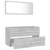 Badkamermeubelset Betongrijs (33% Korting)