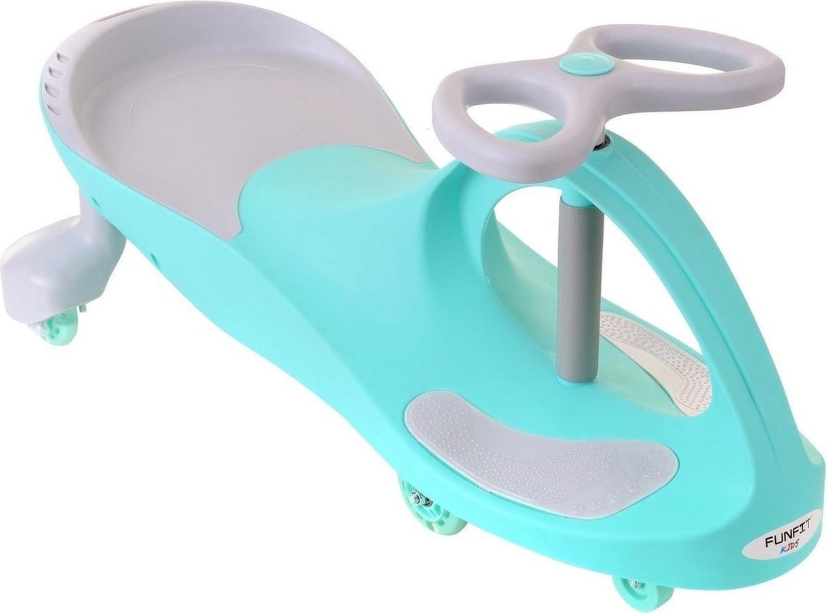 Wiebelauto met LED-wielen - Groen - 56% Korting!