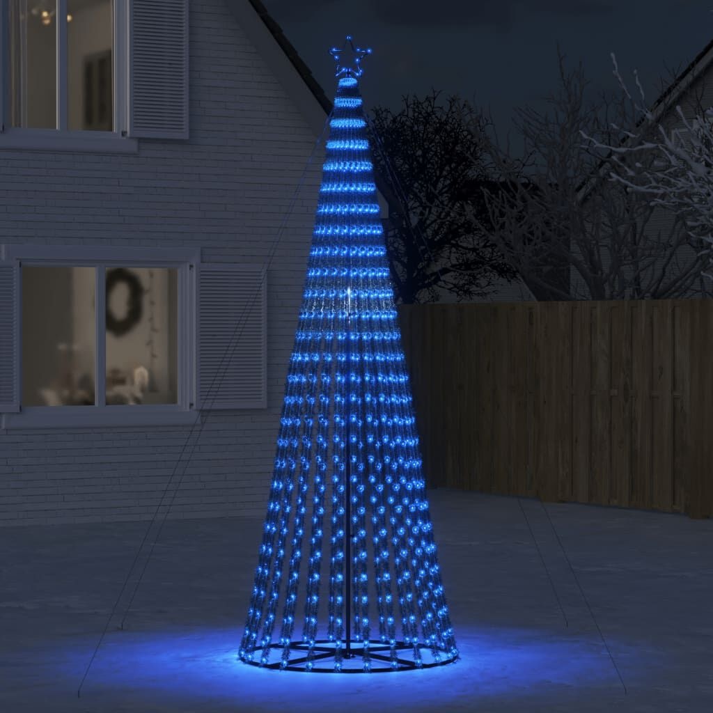vidaXL Blauwe LED Kerstboom 300 cm - 33% Korting