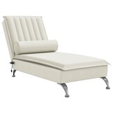 VidaXL Massage Chaise Longue Fluweel Roze - 33% Korting