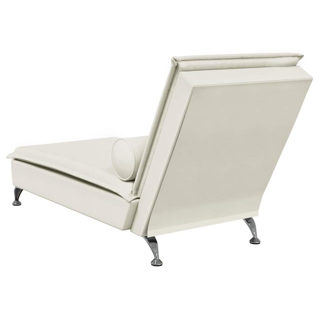 VidaXL Massage Chaise Longue Fluweel Roze - 33% Korting