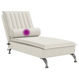 VidaXL Massage Chaise Longue Fluweel Roze - 33% Korting