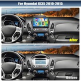 8 Core 4G + 64G CAMECHO Android 13 Autoradio voor Hyundai IX35 2010-2015 met Navi Carplay Wireless Android Auto, Dubbele DIN-radio met 10'' Bluetooth5-scherm.0 FM/RDS 32EQ DSP SWC + achteruitrijcamera
