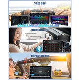 8 Core 4G + 64G CAMECHO Android 13 Autoradio voor Hyundai IX35 2010-2015 met Navi Carplay Wireless Android Auto, Dubbele DIN-radio met 10'' Bluetooth5-scherm.0 FM/RDS 32EQ DSP SWC + achteruitrijcamera