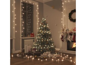 vidaXL Lichtslinger 400 LED's 40m PVC Warmwit - 53% Korting!