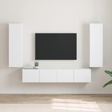 vidaXL TV Wandkast Wit - 53% Korting!