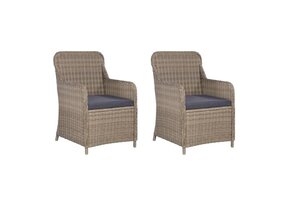 vidaXL Tuinstoelen 2 st. met kussens - 54% Korting!
