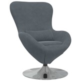 VidaXL Eivormige Stoel Donkergrijs - 72% Korting!