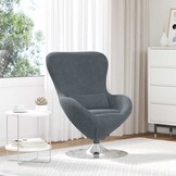 VidaXL Eivormige Stoel Donkergrijs - 72% Korting!