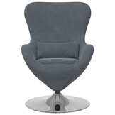 VidaXL Eivormige Stoel Donkergrijs - 72% Korting!