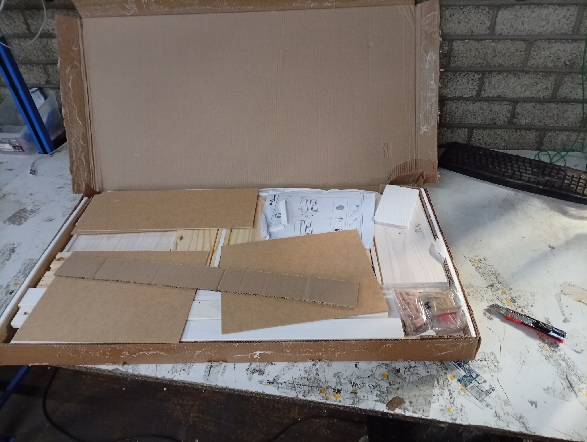 VidaXL TV Hoekmeubel Grenenhout Wit - 93x49x49 cm (72% korting)