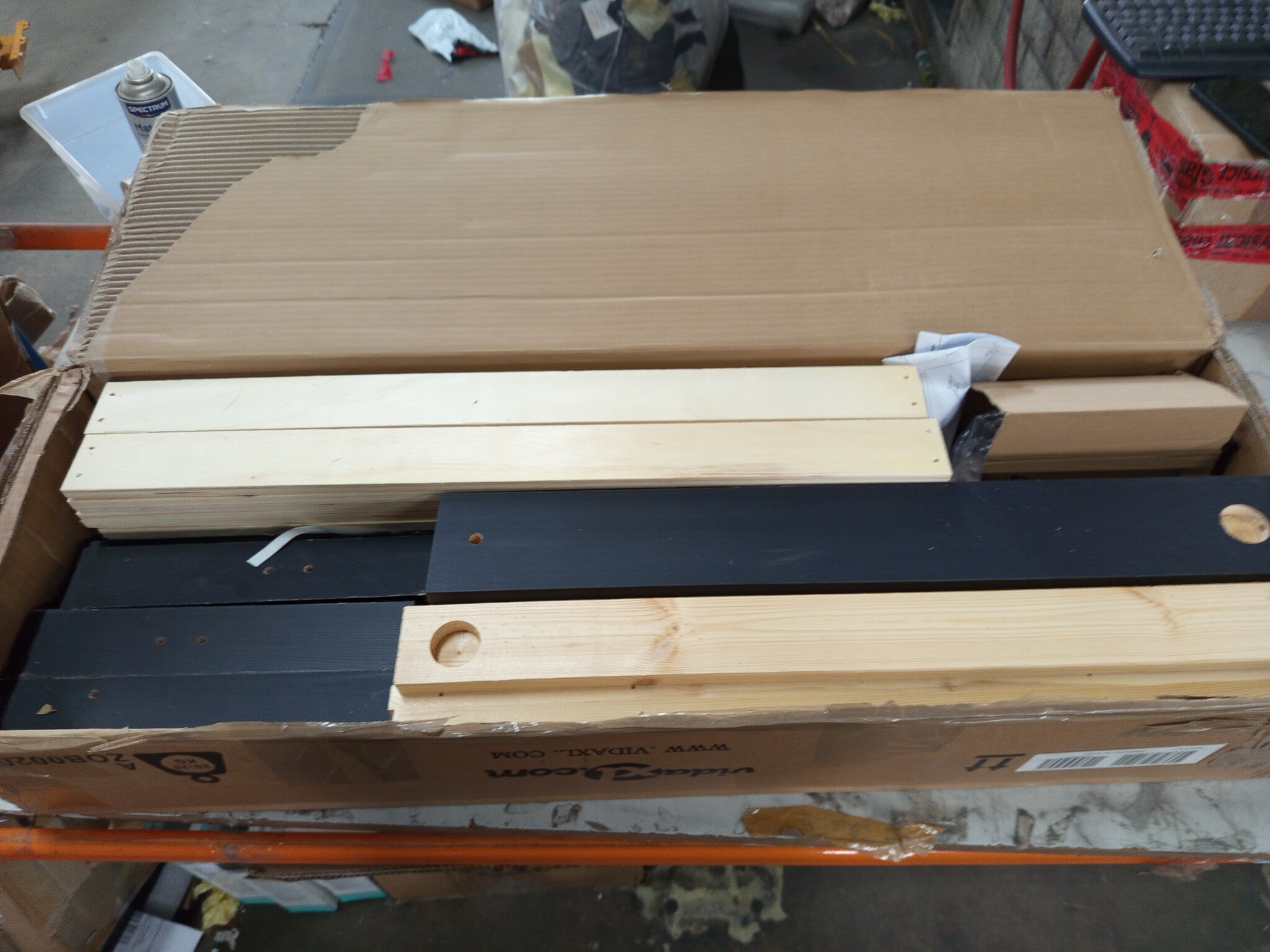 VidaXL Bedframe Massief Hout Zwart 140x200 cm - 54% Korting!