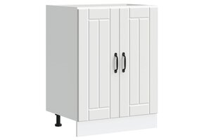 vidaXL Spoelbakonderkast Lucca Wit - 65% Korting!