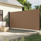 vidaXL Uittrekbaar Windscherm 200x500 cm Taupe - 34% Korting!