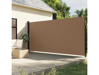 vidaXL Uittrekbaar Windscherm 200x500 cm Taupe - 34% Korting!