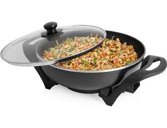 Tristar Elektrische Wokpan 1500W - 4,5L - PFAS-vrij - 57% Korting