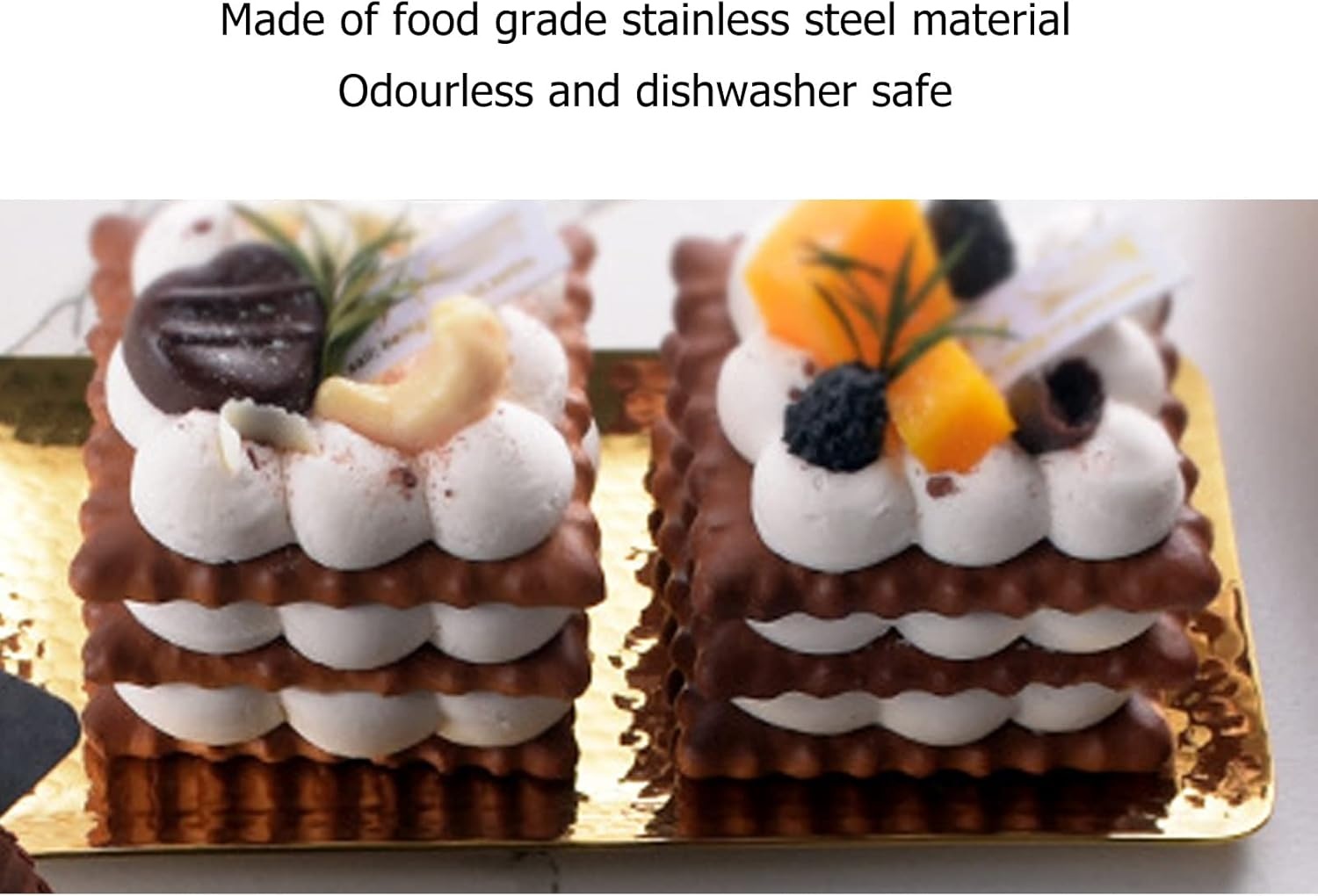 Gehamerd Dienblad RVS (25x11cm) - 21% Korting!