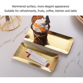 Gehamerd Dienblad RVS (25x11cm) - 21% Korting!